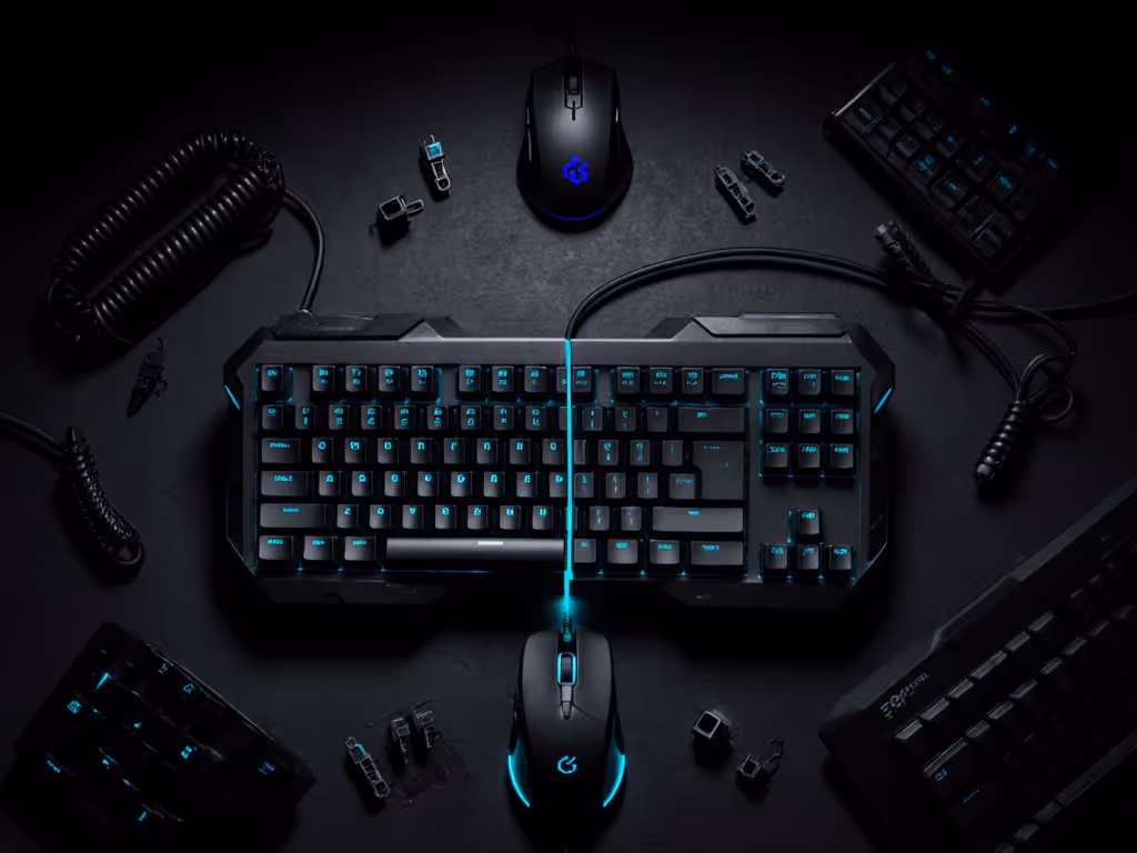 split-keyboard-gaming-setup