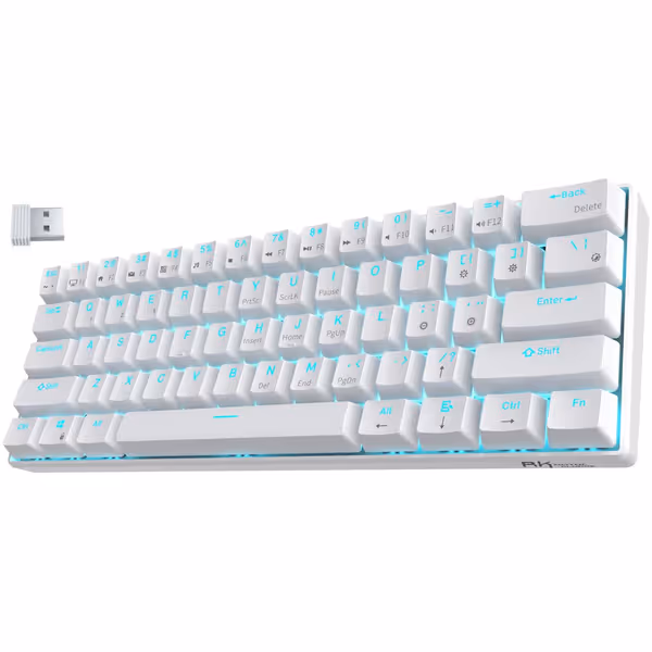 RK Royal Kludge RK61 Wireless 60% Mechanical Keyboard